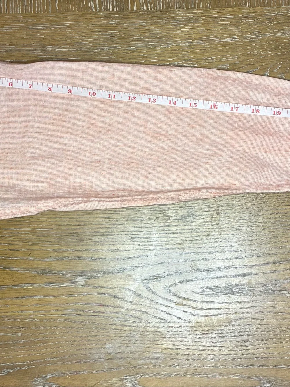J. Crew Men's Light Pink Linen Button-Down Shirt